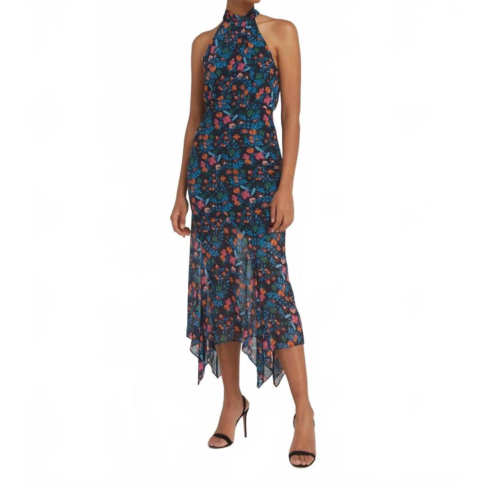 NEW SALONI lila dress in flori midnight